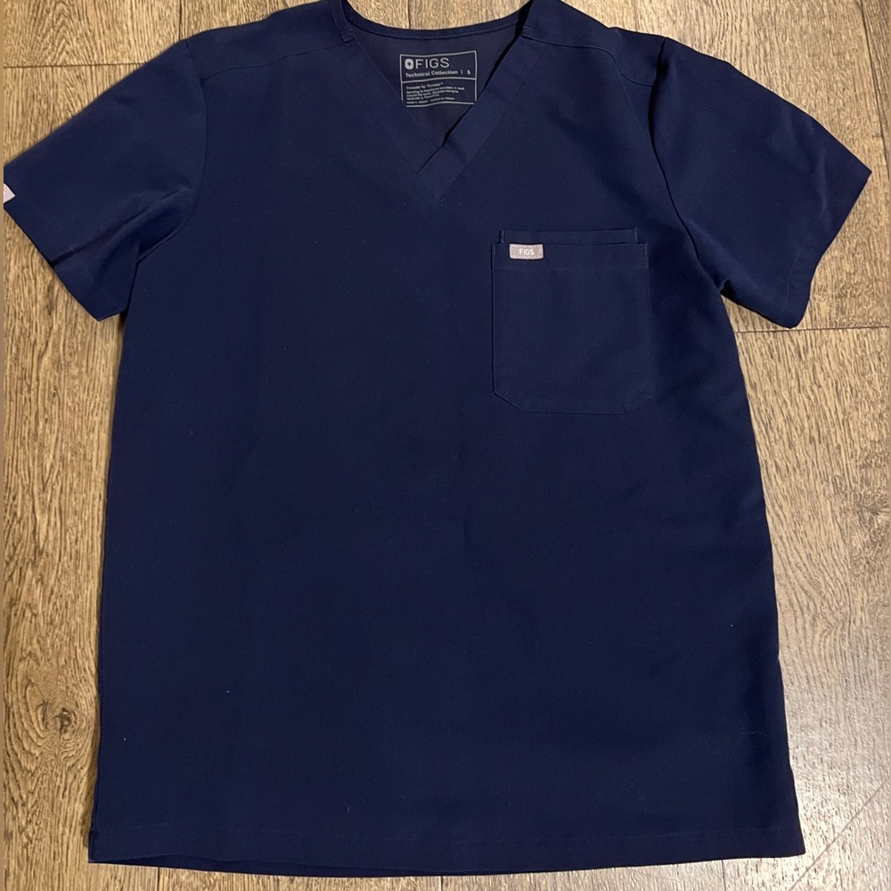 Navy blue Figs scrub set size SMALL